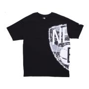 New Era Brooklyn Nets Logo Tee Svart/Vit Black, Herr