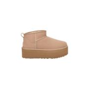 UGG Stiliga Vinterstövlar för Kallt Väder Beige, Dam