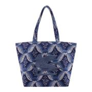 Etro Tote Bags Blue, Dam