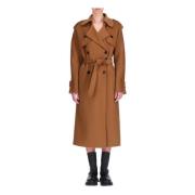 Ermanno Scervino Trenchcoat med bälte Brown, Dam