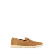 Salvatore Ferragamo Mocka Cosimo Loafers i Kamel Brown, Herr