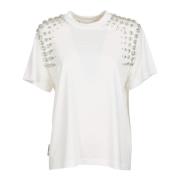 DES Phemmes Vit Tanktop Kallfärgad White, Dam