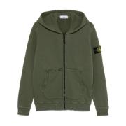 Stone Island Casual Stickad Pullover Sweater Green, Herr