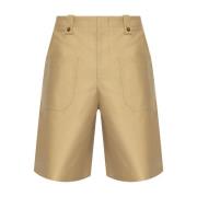 Alexander McQueen Shorts med fickor Beige, Herr