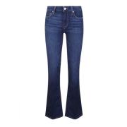 Paige Blå Stretch Bomull Canyon Jeans Blue, Dam