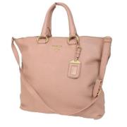 Prada Vintage Pre-owned Laeder handvskor Pink, Dam