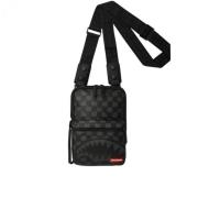 Sprayground Hangover Drip Check Väska Black, Herr