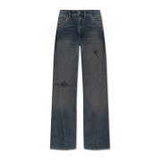 MM6 Maison Margiela Jeans med vintageeffekt Blue, Dam