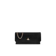 Vivienne Westwood Clutch med logotyp Black, Dam