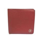 Chanel Vintage Pre-owned Laeder plnbcker Red, Dam