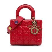 Dior Vintage Pre-owned Laeder dior-vskor Red, Dam