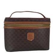 Celine Vintage Pre-owned Laeder handvskor Brown, Dam