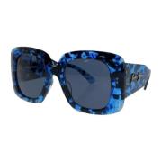 Balenciaga Vintage Pre-owned Glas solglasgon Blue, Dam