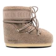 Moon Boot Beige Stövlar med Dragsko Beige, Dam