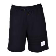 Thom Browne Bomull Bermuda Shorts Blue, Herr