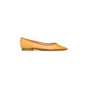 Prosperine Orange Mesh Ballerina Skor Orange, Dam