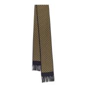 Valentino Garavani Sidenscarf med Multifärgat Mönster Yellow, Herr