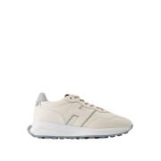 Hogan Vita Läder Sneakers med Topp Snören White, Dam