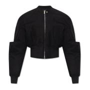 Rick Owens Girdered Bomberjacka Black, Dam