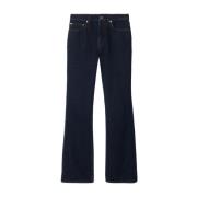 Burberry Blå Indigo Jeans Klassisk Fem Fickor Blue, Dam