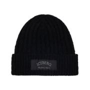 Iceberg Beanie med Iceberg-logotyp Black, Dam