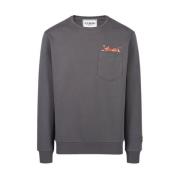 Iceberg Sweatshirt med Yogi-tryck Gray, Herr