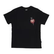 Propaganda Svart Tee med Logo Print Black, Herr