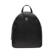 Tommy Hilfiger Svart Polyuretan Ryggsäck Damväskor Kollektion Black, D...