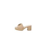 Guess Suede Heeled Pumps Kollektion Brown, Dam