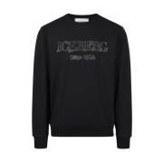 Iceberg Hoodie med huva och logotyp Black, Herr