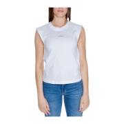 Calvin Klein Jeans Bomull Kortärmad T-shirt Dam Höst/Vinter White, Dam