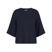 Dante 6 Lätt Alpacka Pullover Blue, Dam