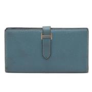 Hermès Vintage Pre-owned Laeder plnbcker Blue, Dam