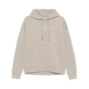 Calvin Klein Taupe Dragsko Huva Sweatshirt Beige, Herr