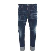 Dsquared2 Blå Sailor Jeans Modern Passform Blue, Herr