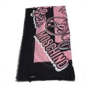 Moschino Scarfs Svart Multicolor, Dam