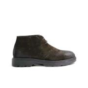 Duca di Morrone Klassiska mocka bruna ankelboots Brown, Herr