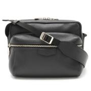 Louis Vuitton Vintage Pre-owned Laeder crossbodyvskor Black, Herr