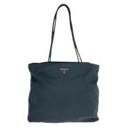 Prada Vintage Pre-owned Canvas totevskor Black, Dam