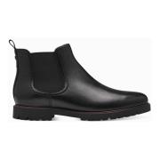 Tamaris Svarta Läder Ankelboots Black, Dam