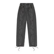 Rotate Birger Christensen Jeans med raka ben Gray, Dam