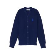 Études Klassisk Cardigan Patch Navy Blue, Herr