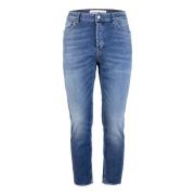 Department Five Blå Slim Fit 5-Ficka Jeans Blue, Herr