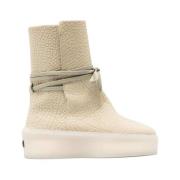 Fear Of God Vita Läder Snörskor Beige, Dam