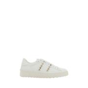 Valentino Garavani Rockstud Untitled Läder Sneakers White, Dam