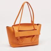 Bottega Veneta Vintage Pre-owned Laeder handvskor Orange, Dam