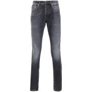 Dondup Slim Fit Mörkgrå Denim Jeans Gray, Herr