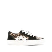 Amiri Leopard Print Sneaker Panel Design Black, Herr