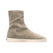 Fear Of God Taupe Mocka Sidoficka Mandel Tå Gray, Herr