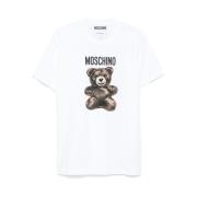 Moschino Vit Crew Neck T-shirt White, Herr